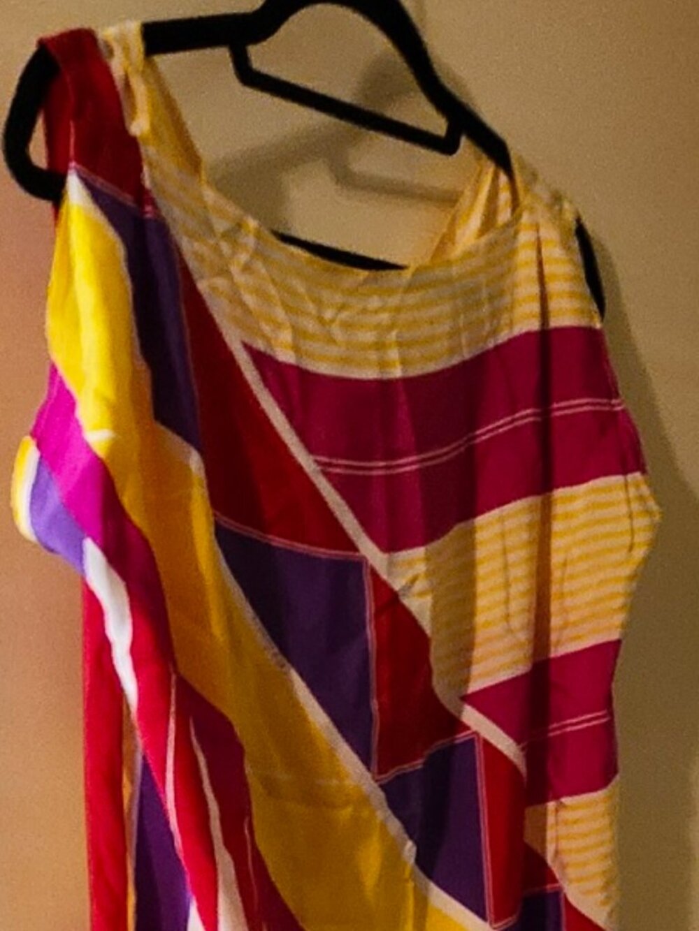 Oleg Cassini Size 42 Italian Silk Dress Good Condition